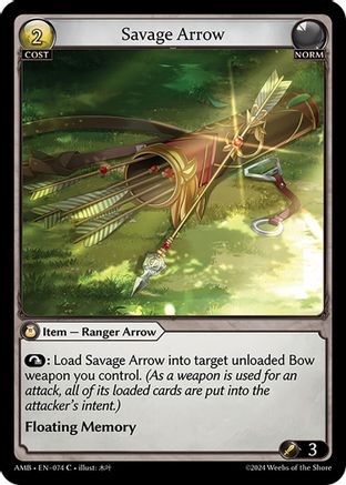 Savage Arrow (074) -  Common