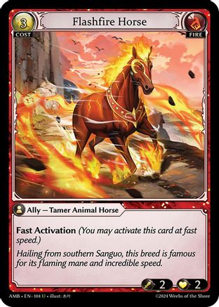 Cheval Flamboyant (104) - Peu commun