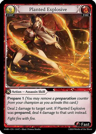 Planted Explosive (114) -  Common