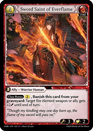 Sword Saint of Everflame (122) -  Super Rare