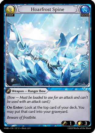 Hoarfrost Spine (137) -  Uncommon