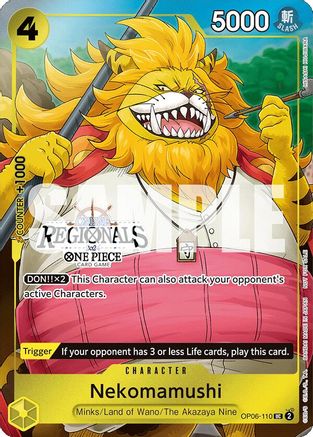 Nekomamushi (Online Regional 2024 Vol. 3) (OP06-110) - Peu commun