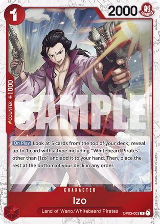 Izo (OP03-003) (Jolly Roger Foil) (OP03-003) - Rare