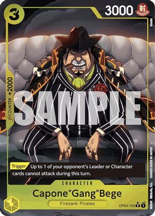 Capone"Gang"Bege (OP04-100) (Alternate Art) (OP04-100) - Rare