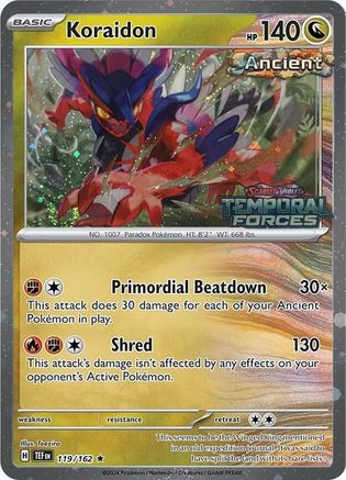Koraidon - 119/162 (European Promo)  - Promo - Normal