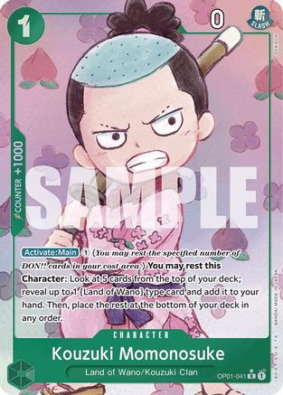 Kouzuki Momonosuke (Alternate Art) (OP01-041) - Rare