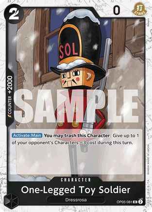 One-Legged Toy Soldier (Jolly Roger Foil) (OP05-081) - Uncommon