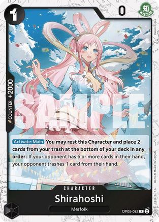Shirahoshi (OP05-082) (Jolly Roger Foil) (OP05-082) - Rare