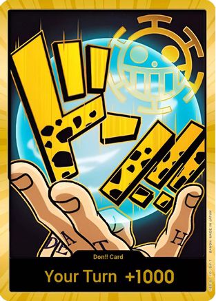 DON!! Card (Trafalgar Law) (Gold) - DON!!