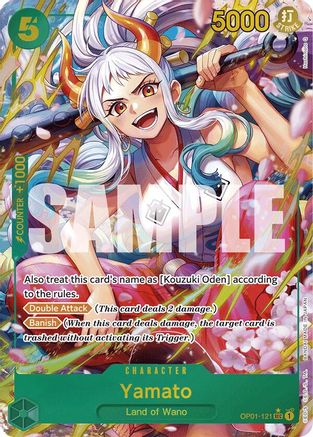Yamato (OP01-121) (Alternate Art) (OP01-121) - Secret Rare