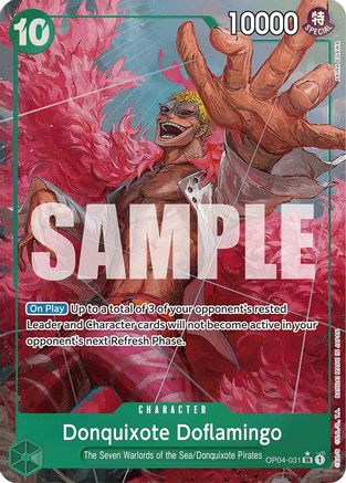 Donquixote Doflamingo (Alternate Art) (OP04-031) - Super Rare