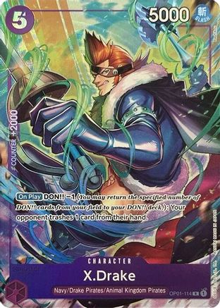 X.Drake (Collection de cartes Premium -Best Selection Vol. 2-) (OP01-114) - Rare