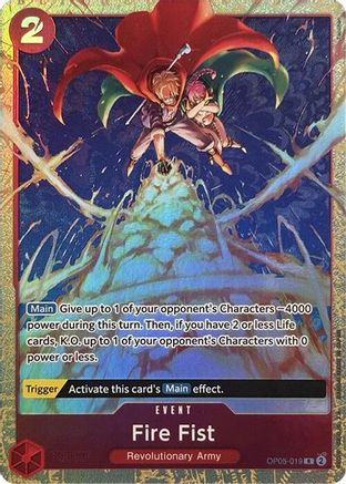 Poing Ardent (Collection de Cartes Premium -Meilleure Sélection Vol. 2-) (OP05-019) - Rare