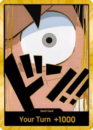 DON!! Card (Luffy) (Gold) - DON!!