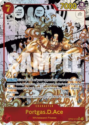Portgas.D.Ace (Manga) (OP02-013) - Super Rare