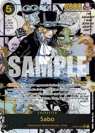 Sabo (OP04-083) (Manga) (OP04-083) - Super Rare