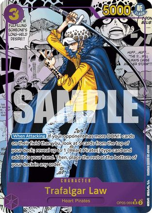 Trafalgar Law (OP05-069) (Manga) (OP05-069) - Super Rare