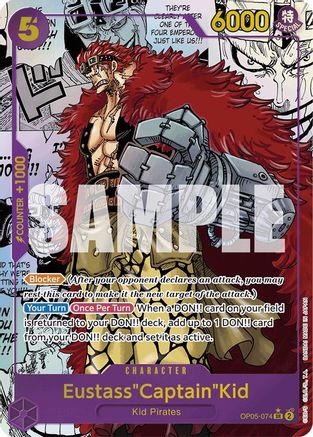 Eustass"Captain"Kid (OP05-074) (Manga) (OP05-074) - Super Rare