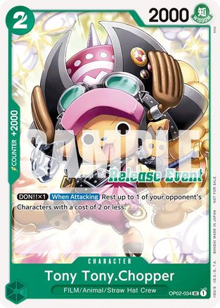 Tony Tony.Chopper (ST15 - Lot de Participation Événementielle ST20) (OP02-034) - Peu Commune