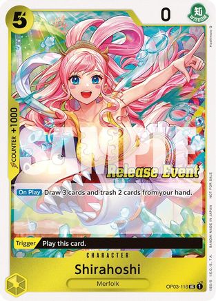 Shirahoshi (ST15 - Lot de lauréats de l'événement de sortie ST20) (OP03-116) - Peu fréquente