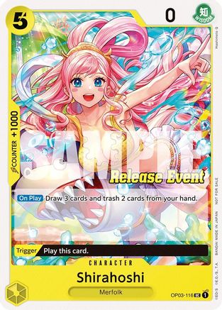 Shirahoshi (ST15 - ST20 Release Event Pack) (OP03-116)  -  Uncommon
