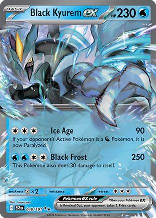 Black Kyurem ex - 048/191  - Double Rare - Holofoil