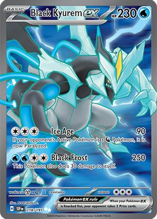 Black Kyurem ex - 218/191  - Ultra Rare - Holofoil