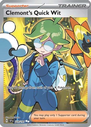 Clemont's Quick Wit - 229/191  - Ultra Rare - Holofoil