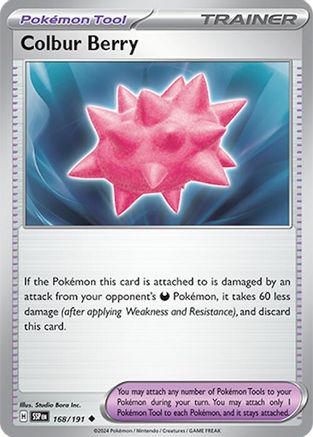 Colbur Berry - 168/191 - Uncommon - Reverse Holofoil