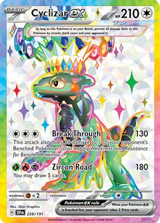 Cyclizar ex - 228/191  - Ultra Rare - Holofoil
