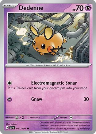 Dedenne - 087/191 - Commune - Holo Inversée