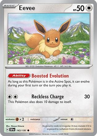 Eevee - 143/191 - Common - Reverse Holofoil