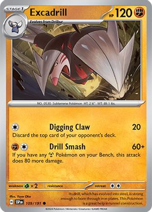 Excadrill - 109/191 - Common - Normal