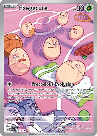 Exeggcute - 192/191  - Illustration Rare - Holofoil