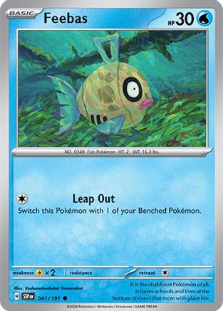 Feebas - 041/191  - Common - Reverse Holofoil