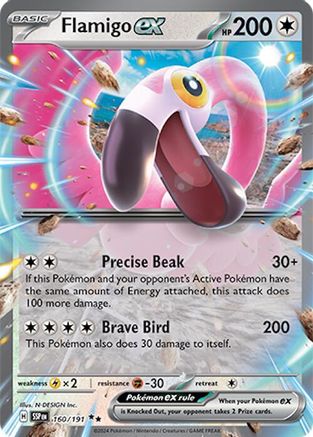 Flamigo ex - 160/191 - Double Rare - Holofoil