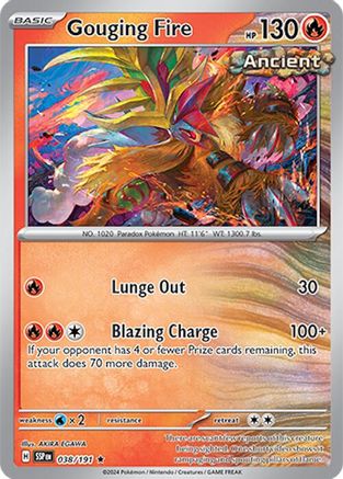 Gouging Fire - 038/191 - Rare - Holofoil