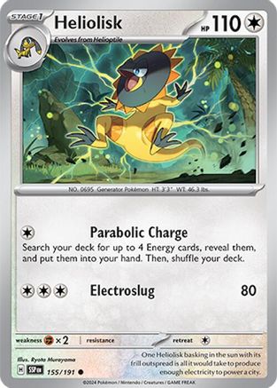 Heliolisk - 155/191 - Common - Normal