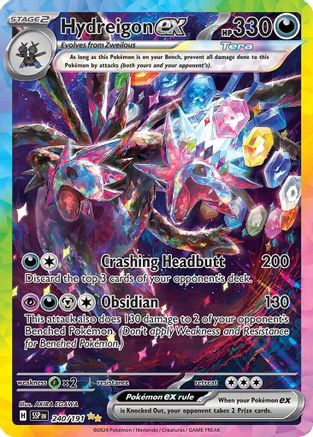 Hydreigon ex - 240/191  - Special Illustration Rare - Holofoil