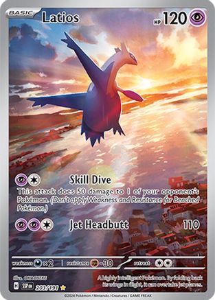 Latios - 203/191  - Illustration Rare - Holofoil