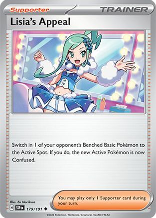 Lisia's Appeal - 179/191  - Uncommon - Reverse Holofoil