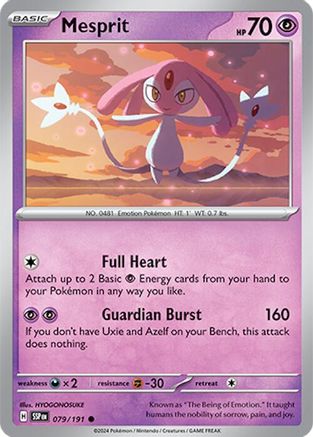 Mesprit - 079/191  - Common - Reverse Holofoil