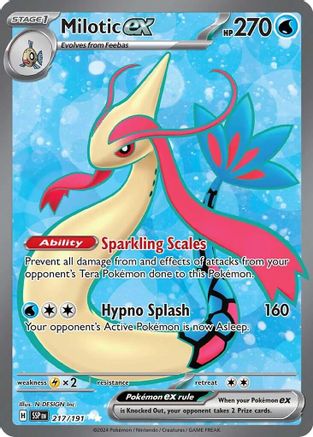 Milotic ex - 217/191  - Ultra Rare - Holofoil