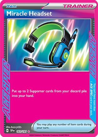 Miracle Headset - 183/191 - ACE SPEC Rare - Holofoil