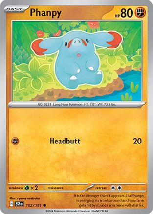 Phanpy - 102/191  - Common - Normal