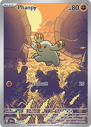 Phanpy - 205/191  - Illustration Rare - Holofoil