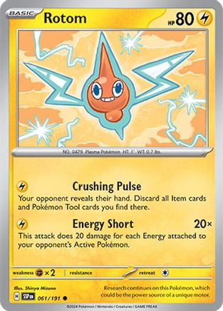 Rotom - 061/191 - Common - Reverse Holofoil
