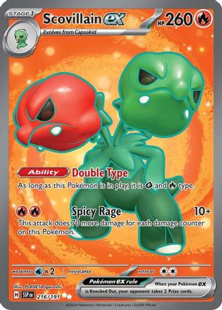 Scovillain ex - 216/191 - Ultra Rare - Holographique