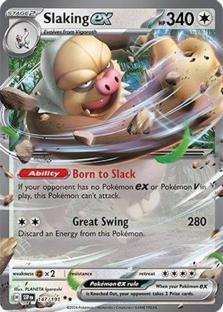 Monaflèmit ex - 147/191 - Double rare - Holographique