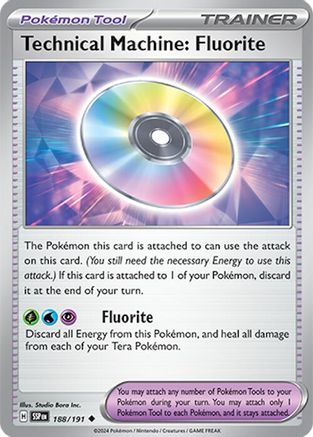 Machine technique : Fluorite – 188/191 – Peu commune – Holographique inversée